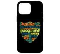 Ciberseguridad Word Cloud Lock Seguridad de TI Carcasa para iPhone 16 Pro MAX