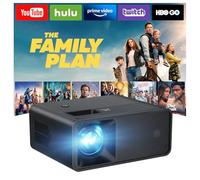 CiBest Mini proyector, 2025 actualizado Full HD 1080P Compatible con proyector de Video portátil, proyector de películas pequeñas, Compatible con iOS/Android/Windows/TV Stick/Box/USB/HDMI
