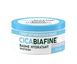 Cicabiafine Bálsamo Hidratante Diario, Tarro de 300 ml | Cuidado corporal para pieles secas y sensibles, Hidratación intensa 72h con glicerina y vitamina E