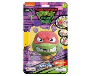 CICABOOM Elastikorps HeroPop 10 cm - Figura Extensible Tortugas Ninja TMNT - Raffaello, Verde