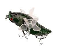 Cicada Dishing Are - 7,5 cm de trajes de natación, señuelos realistas de graves, cebos de agua artificial | para el lanzamiento duradero del lago Walleye Trout Casting Atrapado s