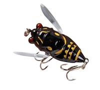 Cicada Fishing Lure - 4cm 5.5g Bait | 3D Holographic Eyes Hard Fishing Lure, Floating Artificial Cicada Bait | Sturdy Fishings Lures For Lake Pond Fishings Use