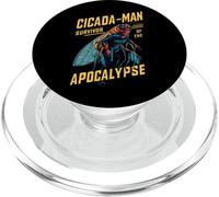 Cicada-Man Survivor of The Apocalypse Cicada Comic Hero PopSockets PopGrip para MagSafe