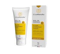 CICAMANUKA - Fluido hidratante con miel de Manuka IAA15+ - Proporciona una hidratación óptima durante todo el día a las pieles sensibles y secas - Certificado Cosmos Natural - 50 ml