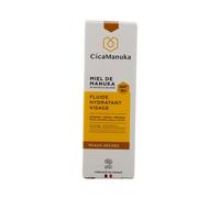 CICAMANUKA - Fluido hidratante con miel de Manuka IAA15+ - Proporciona una hidratación óptima durante todo el día a las pieles sensibles y secas - Certificado Cosmos Natural - 50 ml