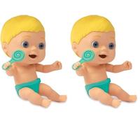 Cicciobello Amicicci - Muñeco Bebe Blandito Amicicci, Surtido de 5 Modelos con un Bebe Amicicci - Modelos Aleatorios - Incluye Cuchara, Multicolor, 11 cm (Paquete de 2)