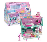 Cicciobello - Amigos Casa Trolley, Un Playset Que Se Convierta En Trolley, con Diferentes Entornos De Juego Y Muchos Accesorios, A Partir De 3 Años De Edad, Giochi Preziosi, Multicolor, Amc12000