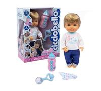 Cicciobello Baby Monitor, muñeca interactiva con Cuerpo Blando de 30 cm, Juegos Infantiles de 2 años, Accesorios incluidos y Funciones guiadas por el Monitor Biberón