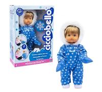 Cicciobello, Caminar en la Nieve, Muñeca 42 cm, Cuerpo Duro, Interactivo Caminar o rampa, Traje Invierno, Juguetes para Niños a Partir de 3 Años