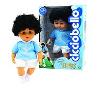 Cicciobello D10S versión Futbolista del Equipo de fútbol de Nápoles, de 30 cm de Alto con Cuerpo Suave y Chupete, para niños a Partir de 2 años, Giochi Preziosi