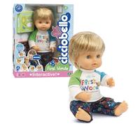 Cicciobello, Muñeca interactiva 30 cm, Primeras Palabras, Cuerpo Duro, para Niños a Partir de 2 Años, CCBF0