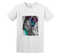 Cicciolina B: Celebrity Star One in The City - Camiseta de algodón unisex para hombre, color blanco, blanco, XL