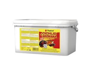 Cichlid&AROWANA Medium Sticks 5L / 1,8kg - Alimento Que Potencia el Color para cíclidos medianos y arawanas jóvenes