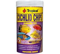 Cichlid Chips 250ML/130g Alimento de Alto Contenido proteico para Malaui Mbuna Tnganyika
