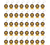 CiciBear Paquete de 40 decoraciones de fiesta de león para invitados, Jungle Safari Wild Woodland Baby Shower, regalo de fiesta de cumpleaños para niños