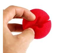 ciciglow 30 Narices de Payaso Rojas de Espuma Suave para Fiesta de Disfraces de Navidad de Halloween, Material de Calidad, Transpirable y Fácil de Usar, Adecuado para Todas las Edades (rojo)