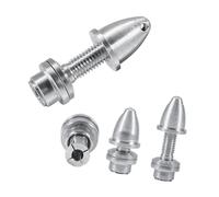 ciciglow 5 Soportes Adaptadores de Hélice Tipo de Aluminio de 5mm para Motores sin Escobillas RC, Duraderos y Funcionales, Gris Claro