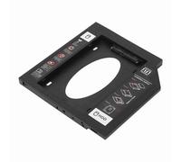 ciciglow 9.5mm 2.5in HDD Bahía, Adaptador de Unidad Óptica | Bandeja de disco duro con carcasa de ABS, para HDD SSD de 3 TB y 2,5 pulgadas, para ranura para CD DVD ROM de computadora
