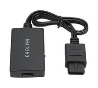 ciciglow Adaptador Convertidor N64 a HDMI, Soporte Convertidor de Video Full HD 720P 1080P Adaptador de Interfaz Multimedia N64 a HD para Modo de Visualización N64