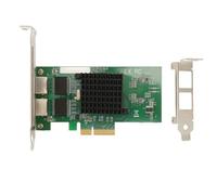 ciciglow Adaptador de Red de Servidor, 10/100/1000Mbps PCI Ex4 Tarjeta de Red Gigabit de Servidor Interfaz de Red RJ45 para Computadora de Escritorio