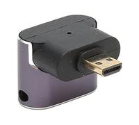 ciciglow Adaptador HD Hembra a Micro HD, Convertidor 8K HD 48Gbps HDMI Hembra a Micro HDMI para Monitores, Proyectores, Computadoras, Cámaras, Indicador LED