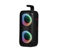 ciciglow Altavoz Bluetooth con Sonido HD, Inalámbrico Portátil, hasta 2-4 Horas de Reproducción, BT5.2, para Hogar/Fiesta/Exterior/Playa, Dispositivos Electrónicos, de Cumpleaños (Black)