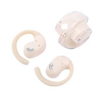 ciciglow Auriculares de Traducción en Tiempo Real, 144 Auriculares de Traductores de Idiomas, Bluetooth 5.4 Inalámbrico sobre Brotes Auditivos con Aplicación para Música de Viaje y (Beige)