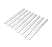 ciciglow Barra Adaptadora de Mesa de de Acero Inoxidable de 8 Piezas de 12,6 Pulgadas, Divisor de Alimentos de Construcción Fuerte para Restaurantes, Cocina, Refrigeradores, Combinación Versátil,