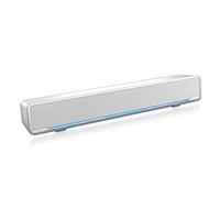 Ciciglow Barra de Sonido Estéreo 3D Con Luz LED Azul - 12 Pulgadas, USB, Para TV, Cine en Casa, Juegos y Proyectores