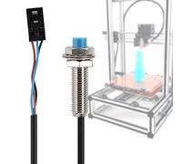 ciciglow Cable de Sonda de Impresora 3D Sensor de Nivel de Metal ABS para Rambo Mini, para Impresoras 3D DIY Prusa I3 Mk2/mk2s F.I.N.D.A. Sonda Negra