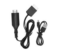ciciglow Cable HDMI, para PS1/PS2 a HD Adaptador de Interfaz Multimedia Cable Consola de Juegos Cable Convertidor de Video 100 Cm