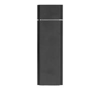 ciciglow Caja SSD USB-C, M.2 NGFF, Transferencia de alta velocidad (sin disco duro), USB 3.0 5 Gbps, USB 3.1 10 Gbps Caja SSD de metal tipo C para computadora (Negro)