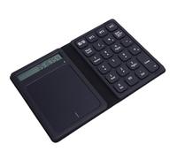 ciciglow Calculadora de Almohadillas de Número Bluetooth, 23 Teclas Recargables Plegables Portátiles Inalámbricos Numéricos Numéricos, Teclado Numérico Inalámbrico con Estuche de Cuero