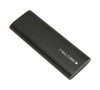 ciciglow Carcasa M.2SSD USB C de Alta Velocidad de hasta 10Gbps, Carcasa SSD Tipo C de Aleación de Aluminio Embellecedora para Tamaño 2280 2260 2242 2230 (Black)