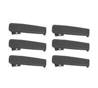 ciciglow Clip de Cinturón de Radio 6pcs, Walkie Talkie Belt Clips para Contactar de Forma Conveniente Que Mantiene Las Radios Portátiles Compatibles para IC -F1000 IC -F2000 IC -V10MR IC