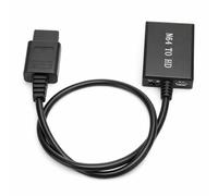 ciciglow Convertidor N64 a, Convertidor de Adaptador de Señal AV 720P 1080P, Adaptador de Consola de Juegos N64 Plug and Play para Consola de Juegos a Monitor HDTV