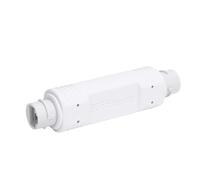 ciciglow Extensor de PoE Impermeable Al Aire Libre, Repetidor de PoE de Rango Máximo de 500 Metros, Enchufe y Reproduce 10/100/1000m Amplificador de Tarifas para cámaras.