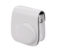 ciciglow Funda para Cámara Instantánea, Bolsa Protectora de Cuero PU con Correa Ajustable para Cámara Instantánea Mini 11 (White)