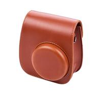 ciciglow Funda para Cámara Instantánea, Bolsa Protectora de Cuero PU con Correa Ajustable para Cámara Instantánea Mini 11 (Brown)