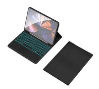 ciciglow Funda para Tableta con Teclado, Teclado USB, Pantalla Táctil Retroiluminada Colorida, Teclado Bluetooth, Funda Protectora de Cuero para Tableta (Modelo #-2)