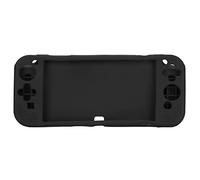 ciciglow Funda Protectora para Consola de Juegos, Carcasa Protectora de Silicona Negra Resistente a los Arañazos, Funda de Silicona Suave para Consola de Juegos Compatible con OLED