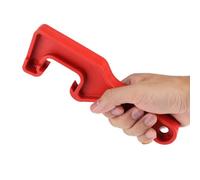 ciciglow Herramienta para Abrir Tapas de Cubos de Plástico para un Uso Fácil en el Garaje de la Oficina en Casa, Plástico Resistente, 20 Cm de Largo (rojo)