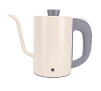 ciciglow Hervidor Eléctrico de Cuello de Cisne, 0,8 L, Control de Temperatura de Calentamiento Rápido, Hervidor de café, Caldera de Agua Caliente de Acero Inoxidable para el Hogar (Enchufe europeo