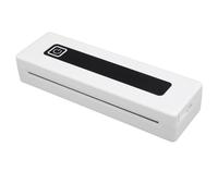 ciciglow Impresora Térmica Inalámbrica, Impresora Térmica Portátil 200DPI 10MM/S Soporte Inalámbrico Bluetooth + Conexión USB C con Cable para Papel de 210MM 112MM 80MM 57MM