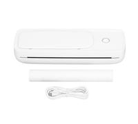 ciciglow Impresora Térmica Portátil, Conexión USB Bluetooth Impresora sin Tinta para Papel de 57 a 216 Mm de Ancho Resolución de 203 PPP Impresión Clara Impresora Térmica Compacta