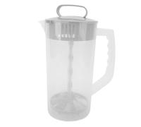 ciciglow Jarra de Leche Materna, Jarra Mezcladora de Fórmula con Tapa con Mango Mezclador, Jarra Mezcladora de Recipiente de Almacenamiento de Leche Materna de 2000 Ml para Uso Doméstico