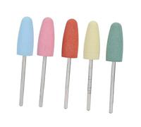 ciciglow Juego de 5 Brocas para Uñas de Goma de Silicona para Facilitar el Pulido de Manicura y Pedicura, Adecuadas para Técnicos de Uñas y Bricolaje (171)