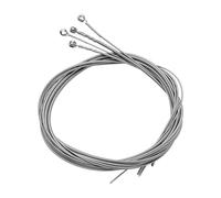 ciciglow Juego de Cuerdas para bajo Eléctrico Resistentes a los Brillos (4 Cuerdas) para Músicos de Estilo Rock y Funk, Alambre de Aleación Hexagonal
