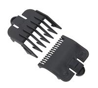 ciciglow Juego de Peines Guía para Cortapelos para un Control Preciso de la Longitud del Cabello y un Cuidado Seguro para Principiantes, 2 Piezas (BLACK)