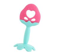 ciciglow Juguete Mordedor de Frutas para Bebés, Material de Silicona Ecológico, Calma Las Encías de los Bebés para Recién Nacidos (sandía)